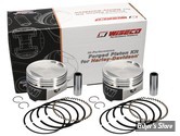 ECLATE G - PIECE N° 19 - kit pistons Wiseco BigTwin 1340 Evolution - TRACKER - FLAT TOP - COMPRESSION : 8.5:1 - ALESAGE : 3.497" + 0.010"