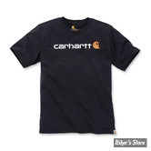 TEE-SHIRT - CARHARTT - CORE LOGO - NOIR - TAILLE M