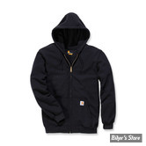 SWEAT SHIRT ZIPPE A CAPUCHE - CARHARTT - MIDWEIGHT ZIP FRONT - NOIR - TAILLE M - NEUF - NI REPRIS - NI ÉCHANGÉ