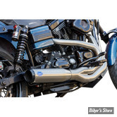 - ECHAPPEMENT S&S - DYNA 06/17 - 2-into-1 Qualifier Exhaust System - INOX brossé - 550-1097