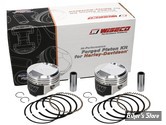 ECLATE G - PIECE N° 19 - KIT PISTONS WISECO BIGTWIN 1340 EVOLUTION - TRACKER - COMPRESSION : 10:1 - DOMED - ALESAGE : 3.497" + 0.010"