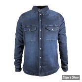 VESTE - JOHN DOE - MOTORSHIRT XTM - DENIM DARK USED - JEAN'S BLEU DELAVE - TAILLE M