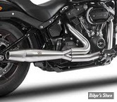 - ECHAPPEMENT  REDTHUNDER - SOFTAIL MILWAUKEE EIGHT - 2 into 1 Exhaust System - RACING - INOX SATINÉ - HD0809400SSS