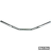 GUIDON CUSTOM - DRAG SPECIALTIES - SUPER BAR - AVEC EMPREINTES / TBW  - CHROME