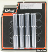 ECLATE H - PIECE N° 07 - COUVRE TIGES CULBUTEURS INFERIEUR - BIG TWIN L79/84 - OEM 17938-48B - COLONY - CHROME  - 2091-12