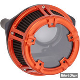 - KIT FILTRE A AIR A.NESS - SOFTAIL 18UP / TOURING 17UP - NESS METHOD CLEAR SERIES AIR CLEANER - ORANGE - 18-184