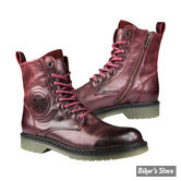 BOTTINES - JOHN DOE MOTORCYCLE - RIDING BOOTS SIXTY - BORDEAUX - POINTURE 36