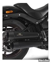 - SILENCIEUX  REDTHUNDER - SOFTAIL MILWAUKEE EIGHT FXFB/FXBR 18/20 - SLIP-ON MUFFLERS - HOMOLOGUÉ ECE - NOIR CERAKOTE - HD3708040BBB