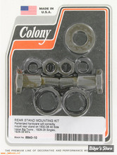 ECLATE BE - PIECE N° 01 - KIT DE MONTAGE DE BEQUILLE ARRIÈRE - OEM 3060-26 / 3061-24 / 0129 - COLONY - 8840-10