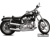 ECHAPPEMENT - FALCON - SPORTSTER 86/03 - CCE Exclusive 2 in 2 Exhaust System Polished - HOMOLOGUE ECE - POLI