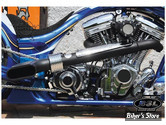 - ECHAPPEMENT BSL - SOFTAIL 87/16 - 2 EN 1 SCALE DRAGER EXHAUST SYSTEM - NOIR - BSL 700115/SM