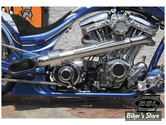 - ECHAPPEMENT BSL - SOFTAIL 87/16 - 2 EN 1 SCALE DRAGER EXHAUST SYSTEM - POLI - BSL 700113/I/SM