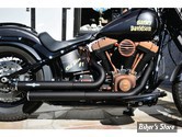 - ECHAPPEMENT BSL - SOFTAIL FL 87/16 - TOP CHOPP STAGGERED EXHAUST SYSTEM - NOIR - BSL 500186/I/SM