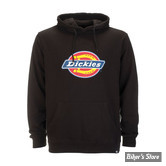 SWEAT SHIRT A CAPUCHE - DICKIES - ICON LOGO - NOIR - TAILLE 2XS