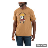 TEE-SHIRT - CARHARTT - Carpenter Graphic T-Shirt - Hickory Nut Heather 