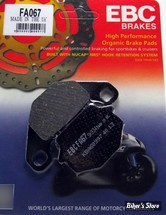 PLAQUETTES - KAWASAKI / SUSUKI - OEM 00000-0000 - EBC 1 - FA - ORGANIQUE - FA067