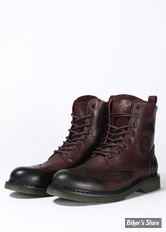 BOTTINES - JOHN DOE MOTORCYCLE - RIDING BOOTS SIXTY BUDAPEST - BORDEAUX - POINTURE 40