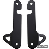 SUPPORTS / CROCHETS D'ARRIMAGE - AVANT - TOURING FLHX/FLHT 14UP - CIRO 3D - FRONT TIE DOWN BRACKETS - NOIR - 66001