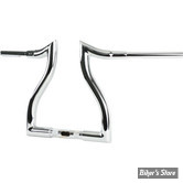 -  GUIDON LA CHOPPERS - HANDLEBAR HAMMERHEAD - 38MM / 1"1/2 - FLTRX 23UP - HAUTEUR : 30,50 CM / 12" - CHROME - LA-7328-12