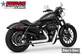 ECHAPPEMENT - THORCAT / FREEDOM PERFORMANCE - SPORTSTER 04/06 - STAGGERED DUALS - HOMOLOGUE ECE - CORPS : CHROME / EMBOUT : CHROME