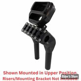 POUR GUIDON Ø 25.40 MM - TC BROS - RISERS - PRO SERIES MODULAR RISERS : BOITIER DE COMPTEUR OPTIONNEL - COULEUR : NOIR - 101-0345