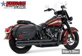 -  ECHAPPEMENT THORCAT / FREEDOM PERFORMANCE - SOFTAIL MILWAUKEE EIGHT 107CI 2018/2020 - INDEPENDECE LG - NOIR / EMBOUTS  : NOIR - HOMOLOGUÉ ECE