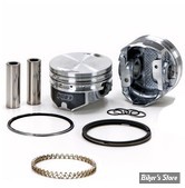 ECLATE G - PIECE N° 19 - KIT PISTON KEITH BLACK (KB) - SPORTSTER 883CC 86/22 - COMPRESSION : 9.0:1 - COTE : +0.040 - HYPEREUTECTIC - KB408C