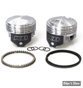 ECLATE G - PIECE N° 20 - Kit pistons Keith Black (KB) - BigTwin Shovelhead 79/84 - 9.5:1 - +0.005 - HYPEREUTECTIC - KB297