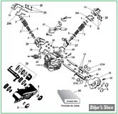  ECLATE G - PIECE N° 00 - ECLATE PIECES CULBUTEURS - KNUCKLEHEAD 1936/1947