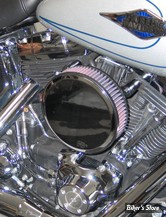 - FILTRE A AIR - K&N - STREET METAL HIGH FLOW AIR INTAKE - SOFTAIL 00/15 / FLT 99/07 & DYNA 99/17 - WELD - CHROME