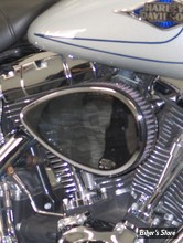 - FILTRE A AIR - K&N - STREET METAL HIGH FLOW AIR INTAKE - SOFTAIL 00/15 / FLT 99/07 & DYNA 99UP - TORCH - CHROME