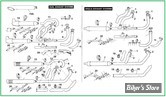     ECLATE WL - PIECE N° 00 - ECLATE DES PIECES D'ECHAPPEMENT DES SHOVELHEAD FL1970/1984