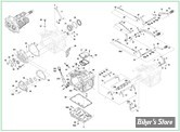     DOC A / PIÈCE N° 00 - ECLATE DES PIECES DE CARTER DE BOITE DE VITESSES - MILWAUKEE EIGHT - SOFTAIL 2024UP