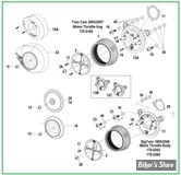  S&S - ECLATE A - PIECE N° 01 - ECLATE DES PIÈCES DE FILTRE A AIR S&S - 66MM S&S THROTTLE BODY