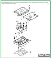  ECLATE S&S - ECLATÉ DES PIÈCES DE COUVRES CULBUTEURS - MOTEUR S&S TYPE T - TWINCAM 1999/2017