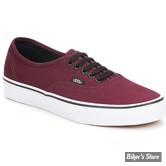 CHAUSSURES - VANS - AUTHENTIC - PORT ROYALE / BLACK - POINTURE 40 - (NEUF: NI REPRIS, NI ECHANGEE)