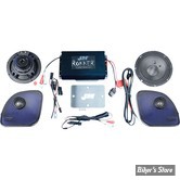 KIT AUDIO AVEC AMPLIFICATEUR - AVANT - TOURING FLTR 2015UP - 400 WATT - J&M CORPORATION - ROKKER XXR EXTREM - XXRK-400SP215RG