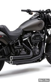 ECHAPPEMENT - COBRA - SOFTAIL 18UP FXFB/S FAT BOB - SPEEDSTER SHORT RPT - NOIR - 6794B