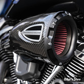 FILTRE A AIR - PERFORMANCE MACHINE - MILWAUKEE EIGHT TOURING 117"/121"  2023UP - AIR CLEANER C4 SERIES CARBON FIBER BLACK OPS - 0206-2163-SMB	