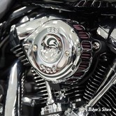 FILTRE A AIR - S&S - MINI TEARDROP STEALTH AIR CLEANER KIT - MILWAUKEE EIGHT TOURING 17UP / SOFTAIL 18UP - CHROME - 170-0435C