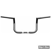 - GUIDON FAT LA CHOPPERS - Twin Peaks Touring Handlebar - 32MM / 1"1/4 - FLHX 2024UP / FLHXSE 23UP - HAUTEUR : 25,40 CM / 10" - NOIR BRILLANT - LA-7367-10B