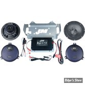 KIT AUDIO AVEC AMPLIFICATEUR - AVANT - TOURING 2014UP - 400 WATT - J&M CORPORATION - ROKKER XXR EXTREM - XXRK-400SP214SG