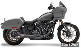 ECHAPPEMENT - BASSANI - SOFTAIL FXFB/FXLR/FLSL/FXST/FXBB 18up - 2-into-1 Ripper Short Exhaust System - NOIR - 1S73RBE