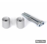  - RISERS - SW MOTECH -  BMW F 700 GS, F 850 GS/ADV  -  HAUTEUR : 30MM - ARGENT - LEH.07.039.118/30/S