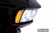 ENJOLIVEUR DE PHARE- CIRO - TOURING FLTR 15UP - CIRO - ROAD GLIDE FANG® LED HEADLIGHT BEZEL - CORPS : NOIR : 45251