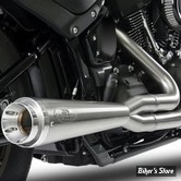 - ECHAPPEMENT  REDTHUNDER - TOURING 2009/2016 - 2 into 1 Exhaust System - RACING - SYSTEME COURT - GRIS VELOUR - HD2009400III