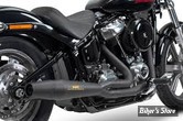 - ECHAPPEMENT  REDTHUNDER - SOFTAIL MILWAUKEE EIGHT - 2 into 1 Exhaust System - RACING - NOIR CERAKOTE - HD0809400BBB