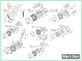  S&S - ECLATE A - PIECE N° 01 - ECLATE DES PIÈCES DE FILTRE A AIR S&S - TEARDROP CLASSIC