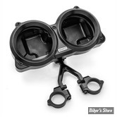 - Ø 28.00 MM - ROLAND SANDS DESIGN - BOITIER D'INSTRUMENTS TOURING FLTR 2015UP - Sector Gauge Relocation Kit - NOIR