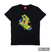 TEE-SHIRT - SANTA CRUZ - YOUTH ROB HAND T-SHIRT - BLACK - TAILLE 6/8 ANS 